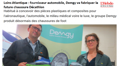 Loire-Atlantique: proveedor de automoción, DEMGY fabricará el futuro calzado Decathlon