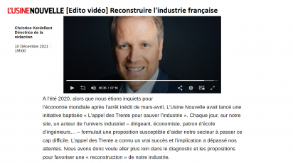 Reconstrucción de la industria francesa