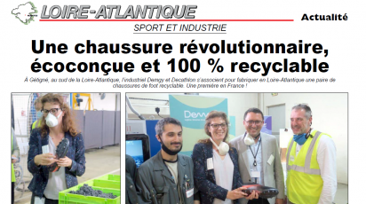 Une chaussure 'made in France' !