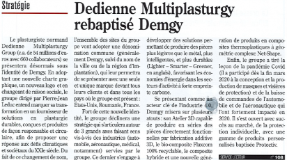 Dedienne Multiplasturgy se transforme