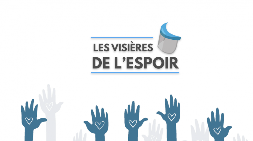 Appel au don pour les visières de l'espoir 